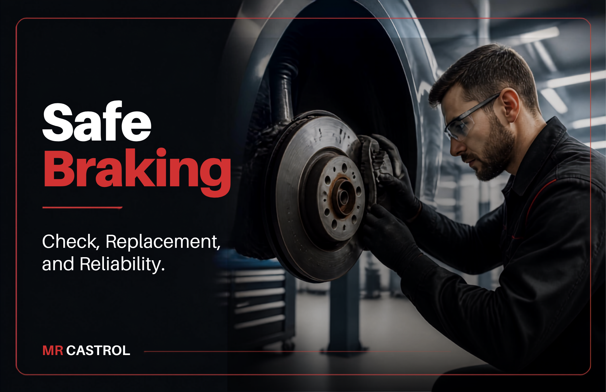 Devanture de l atelier Mr Castrol Rabat centre, Rabat